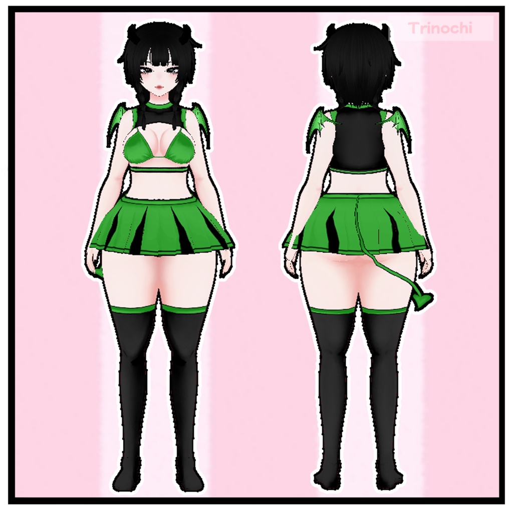 【VRoid】Devil Cheerleader Outfit