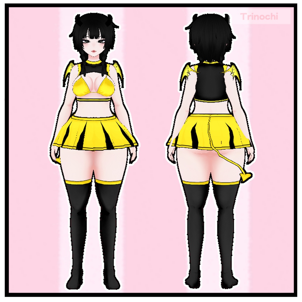 【VRoid】Devil Cheerleader Outfit