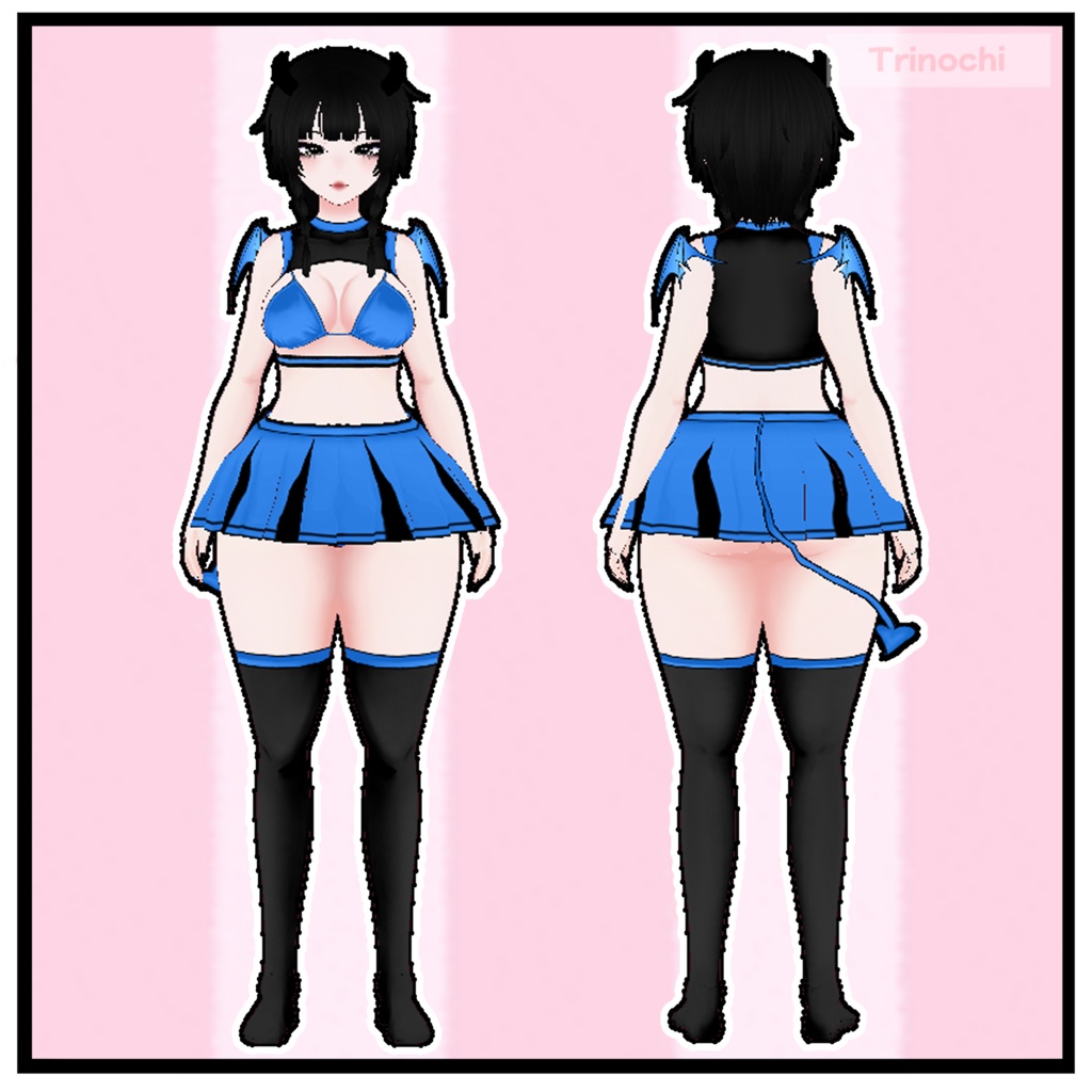【VRoid】Devil Cheerleader Outfit