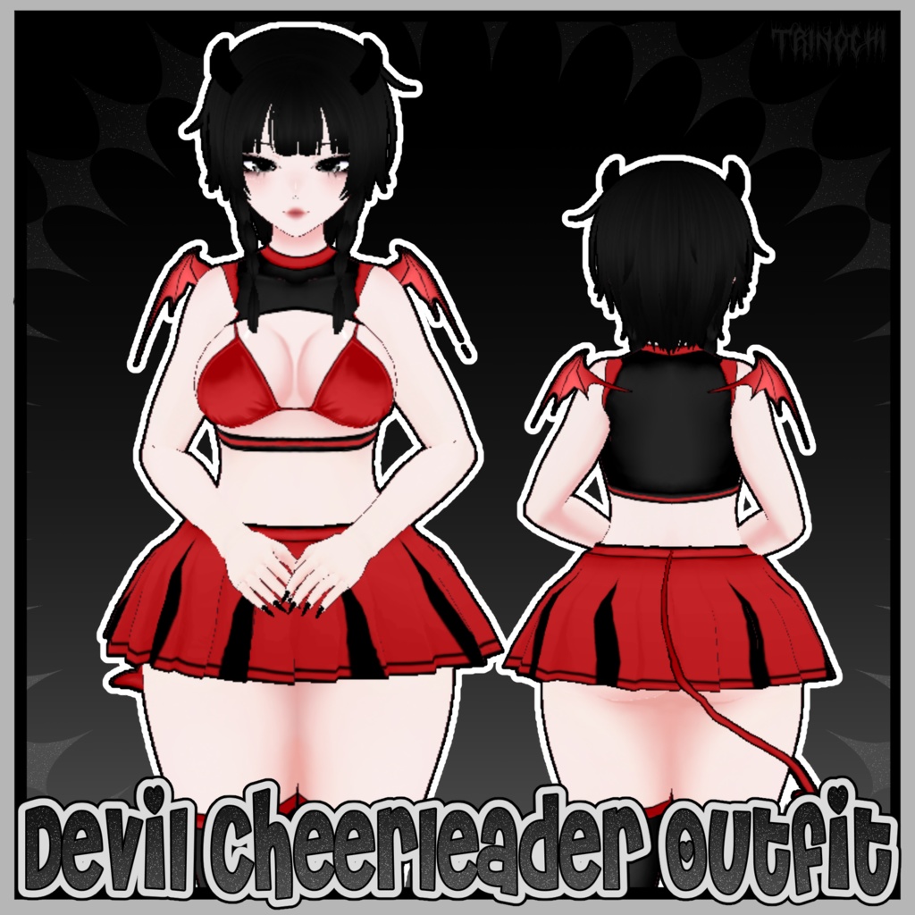 【VRoid】Devil Cheerleader Outfit