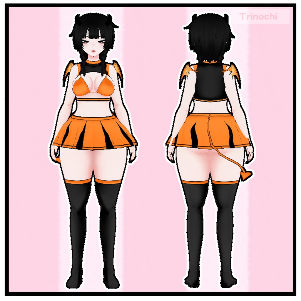 【VRoid】Devil Cheerleader Outfit