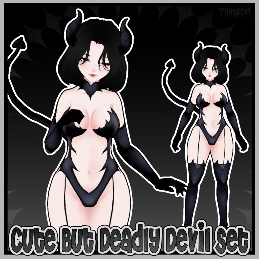 【VRoid】Cute But Deadly Devil Set