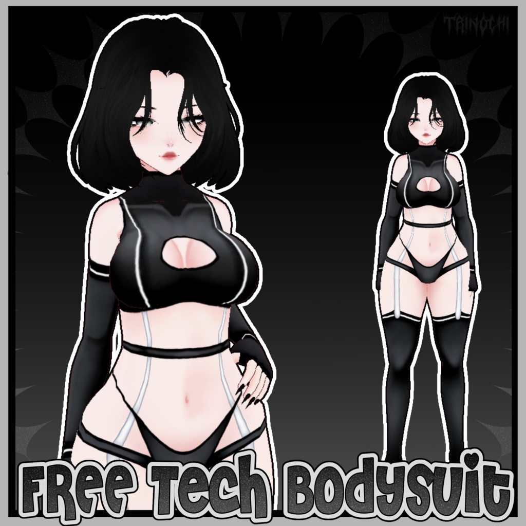 【VRoid】FREE Tech Bodysuit (8Colors!)