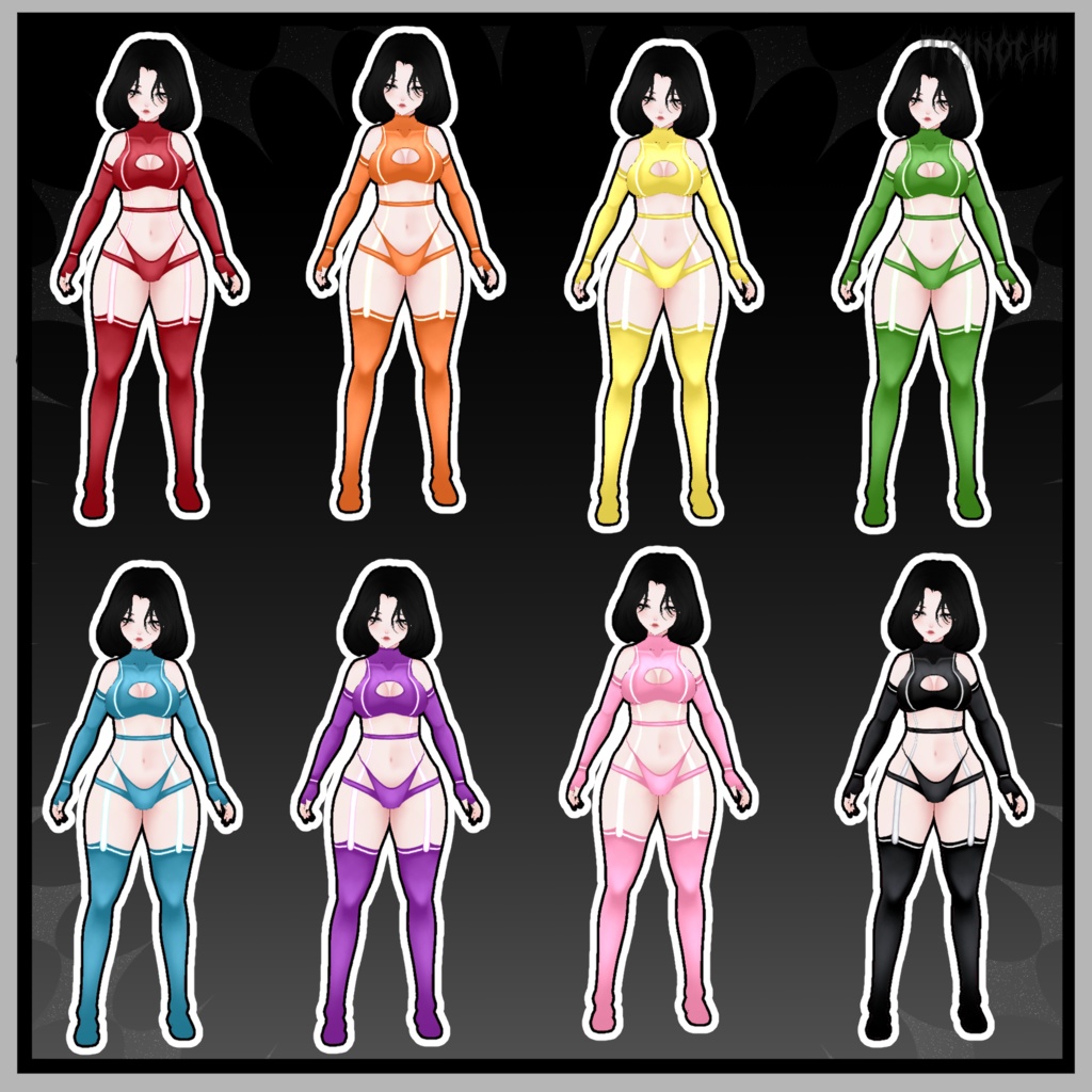【VRoid】FREE Tech Bodysuit (8Colors!)
