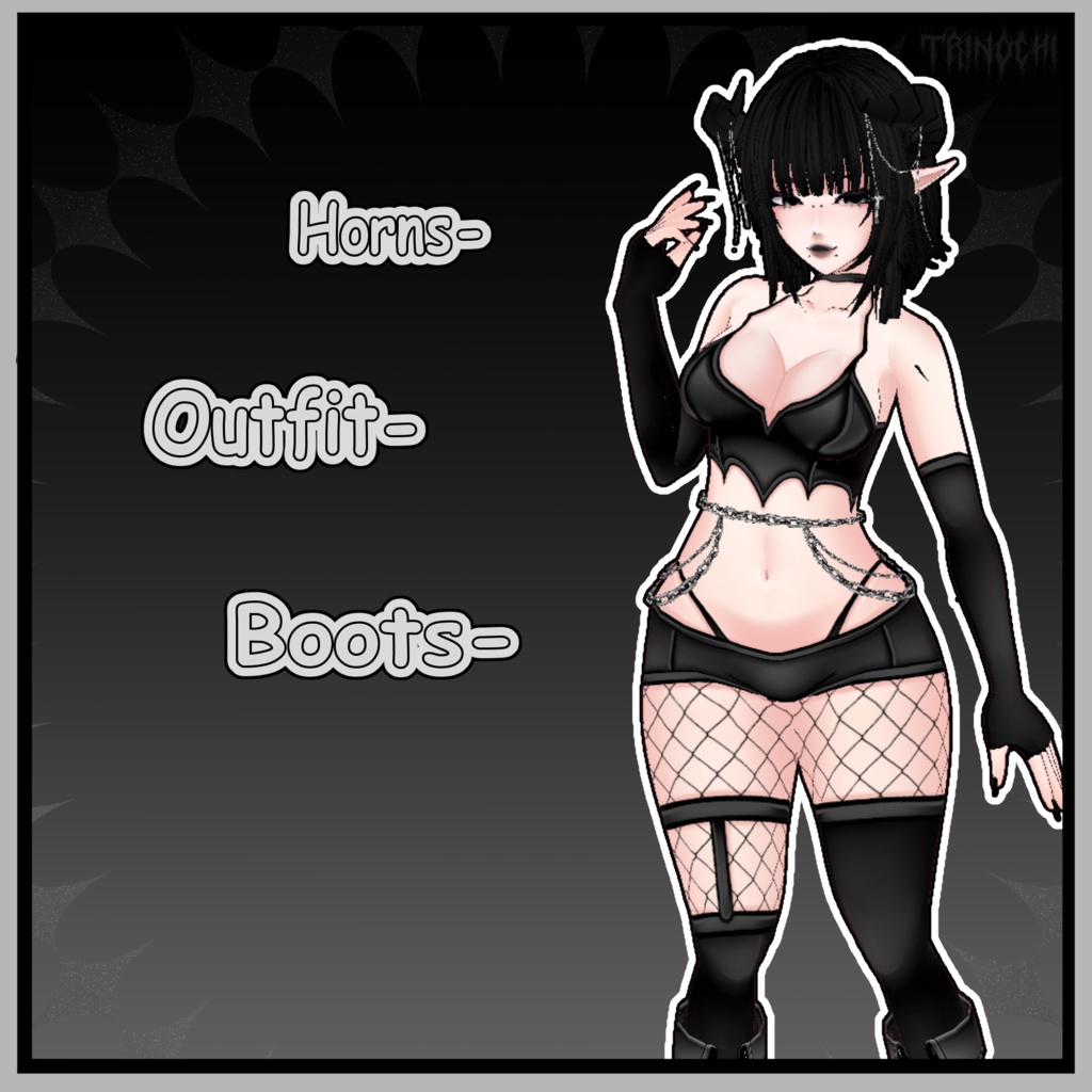 【VRoid】Batty Outfit