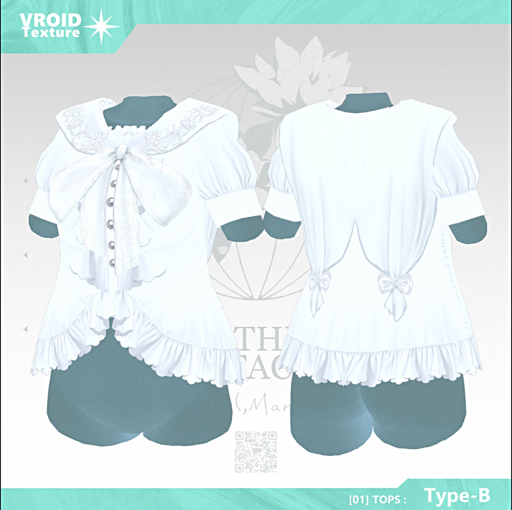 【 #Vroid 正式版】ひつじさんのネグリジェ - Goodnight Sheep