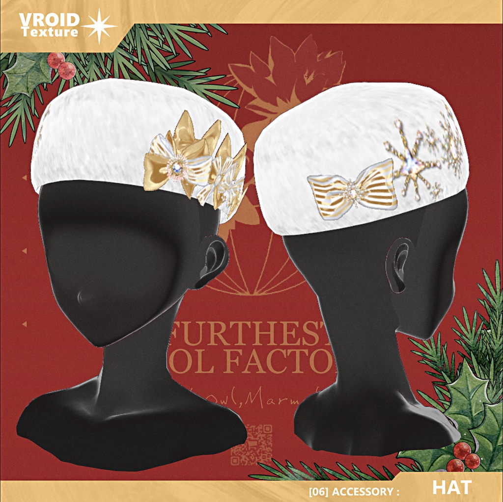 【 #Vroid 正式版】ホワイトクリスマス - Christmas Outfit 2025