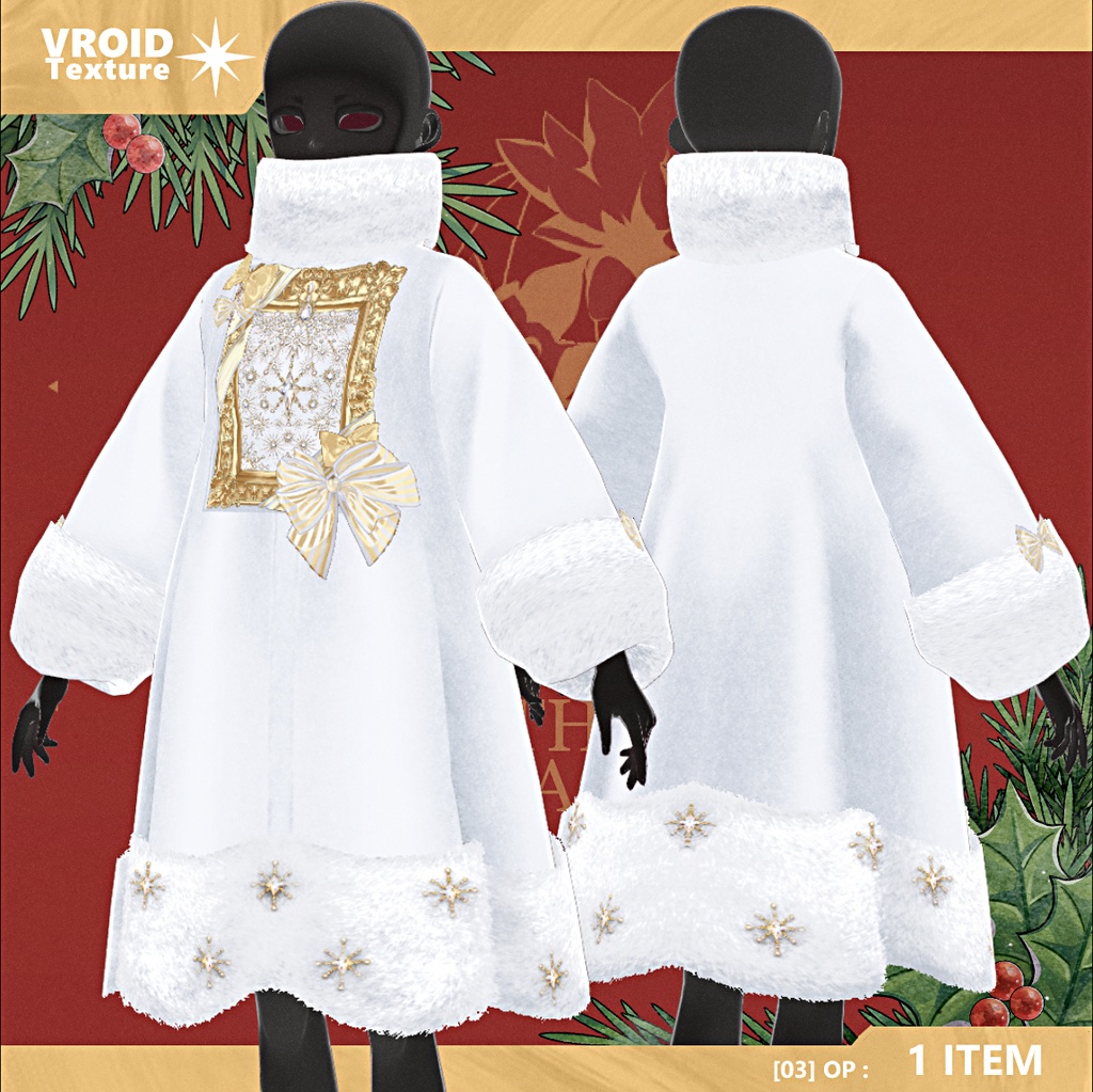 【 #Vroid 正式版】ホワイトクリスマス - Christmas Outfit 2025