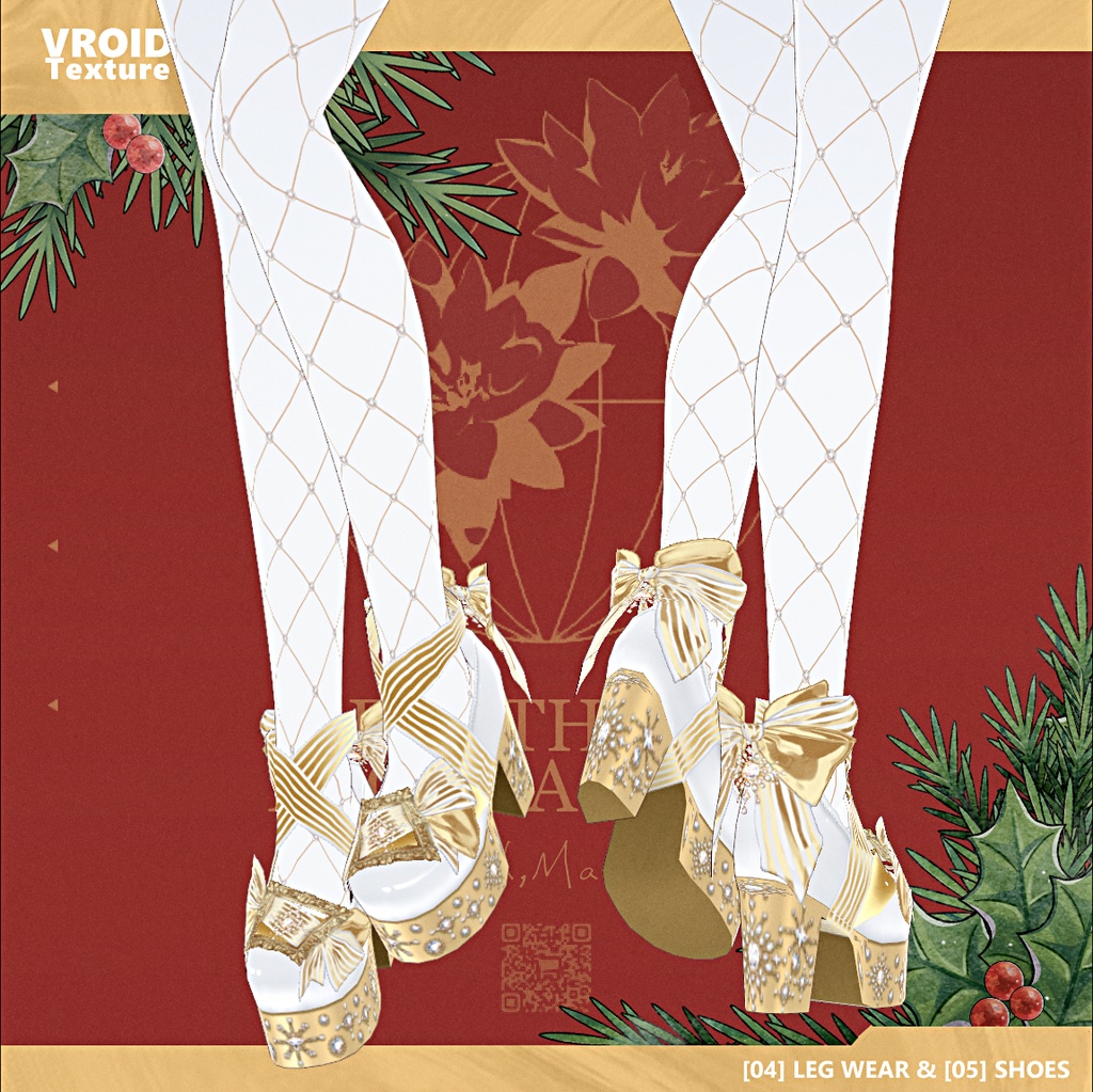 【 #Vroid 正式版】ホワイトクリスマス - Christmas Outfit 2025