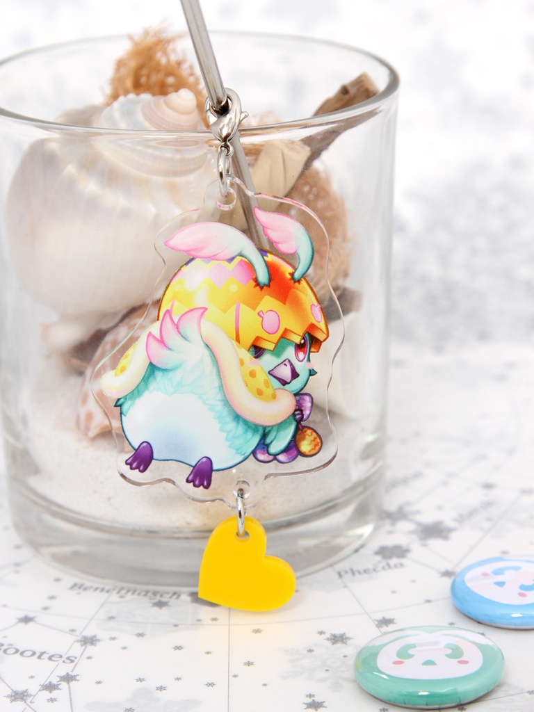 ラピケツ！キーホルダー（エグ・ラッピー）