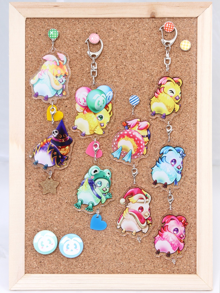 ラピケツ!キーホルダー(エグ・ラッピー)