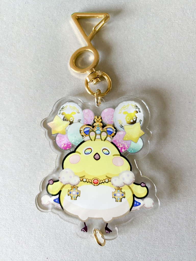グレトエンペラッピー両面アクキー