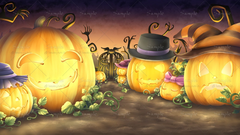 【動く背景】巨大かぼちゃ畑からお送りします!?