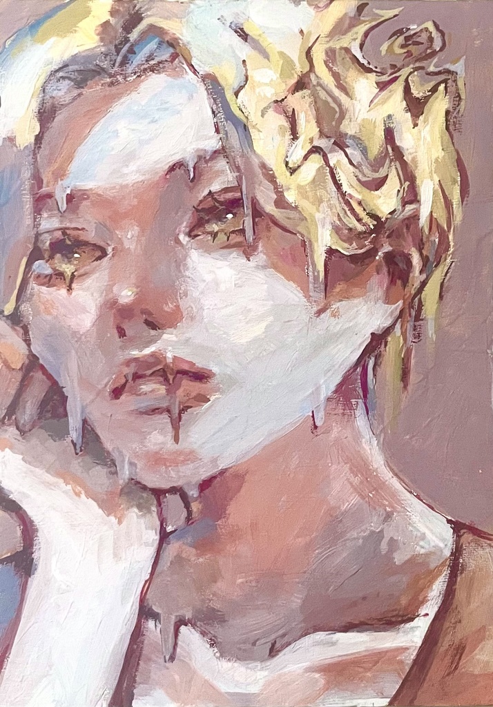 【絵画】思索 原画