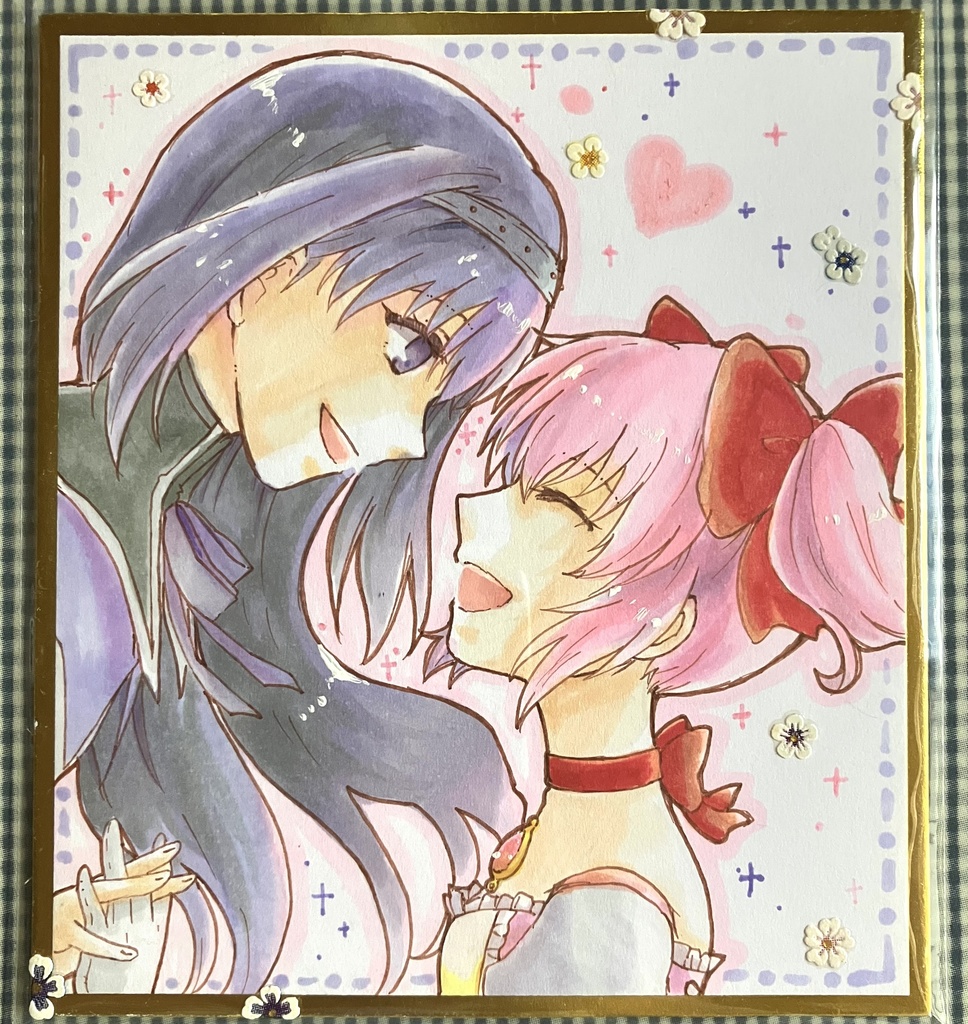 ほむらとまどかの色紙