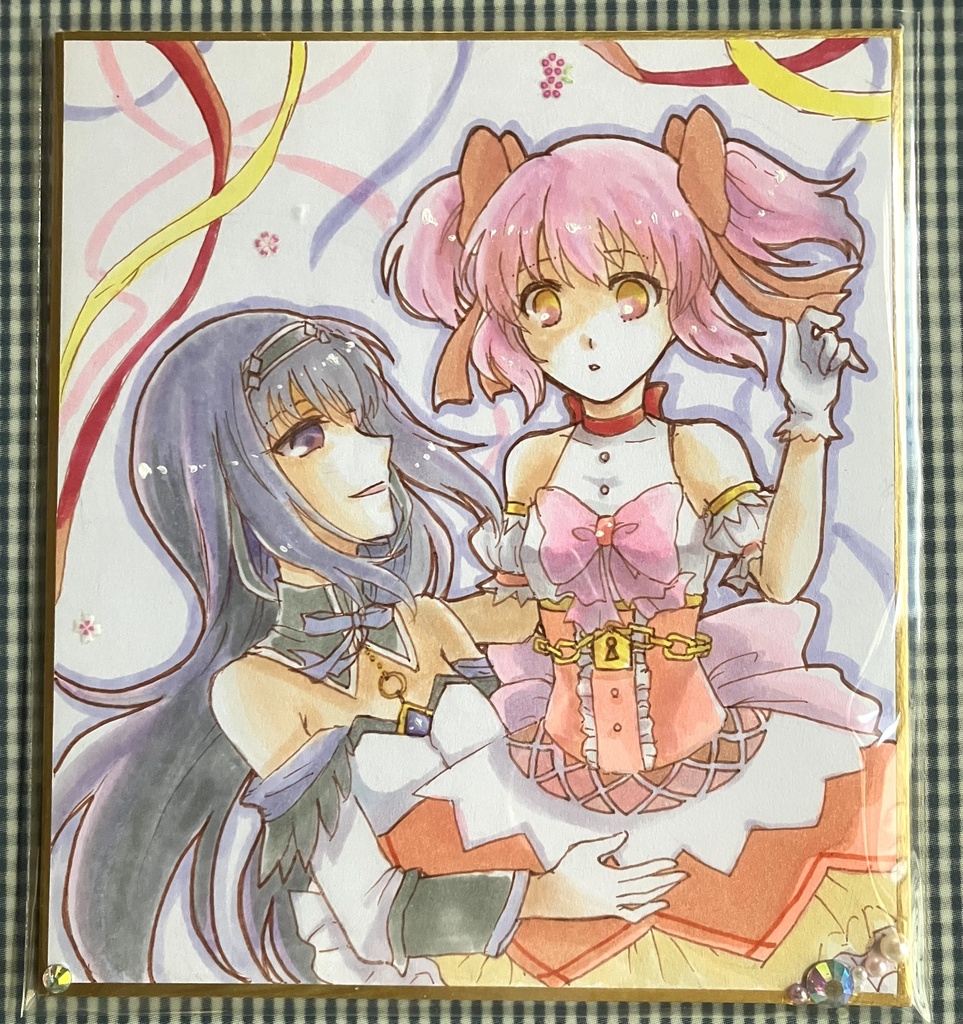 ほむらとまどかの色紙