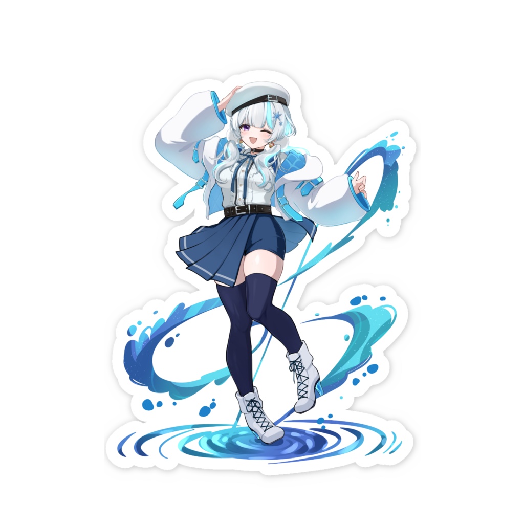 【ステッカー】甘雪しぐれす(サブビジュアル)