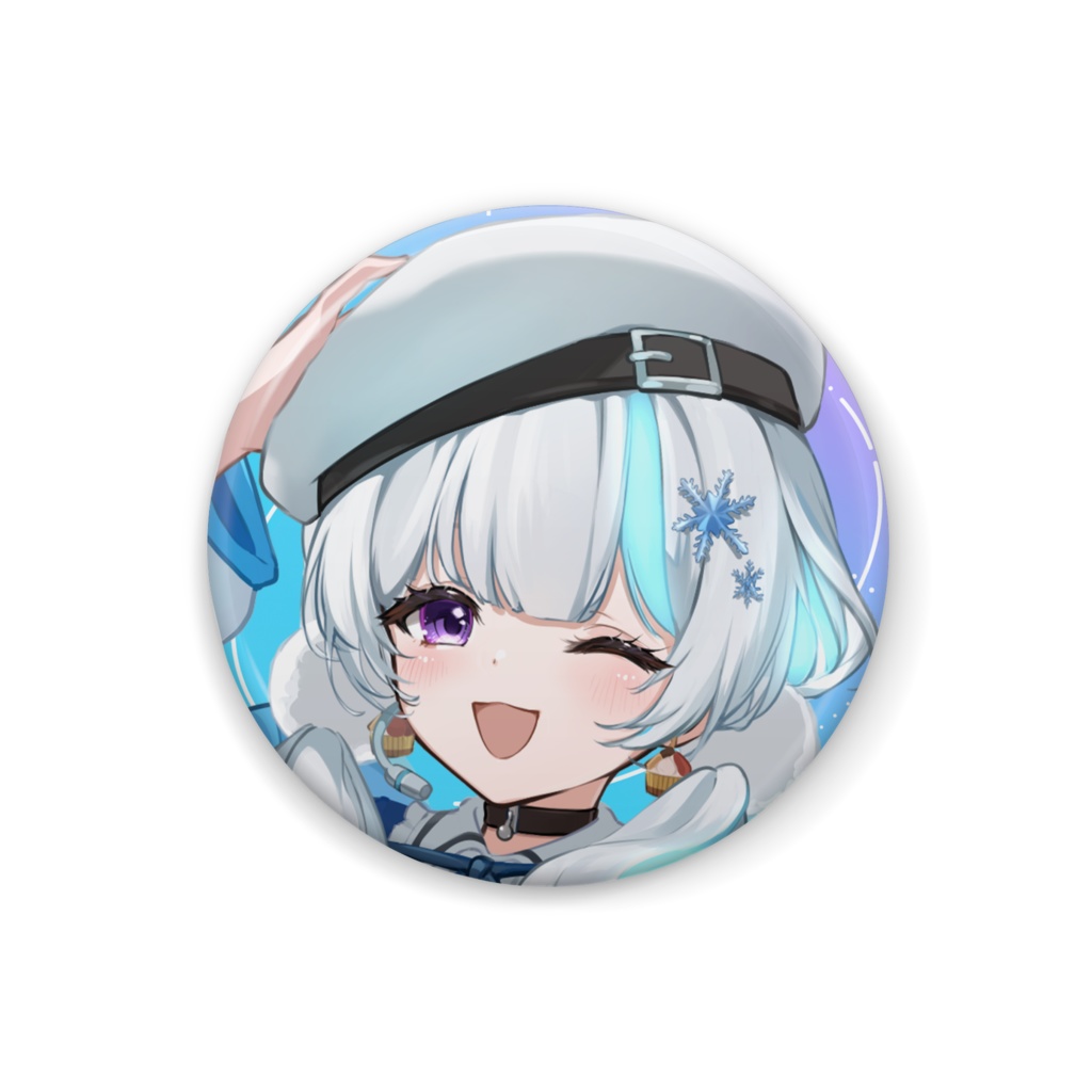【缶バッジ】甘雪しぐれす(サブビジュアル)