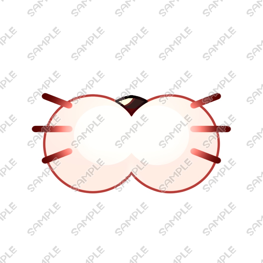 ケモノになれるマズル素材【透過png】