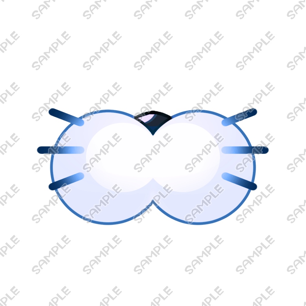 ケモノになれるマズル素材【透過png】