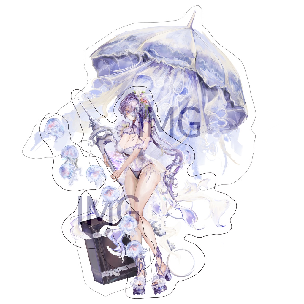 ウィスパーレイン水着ジオラマアクスタ