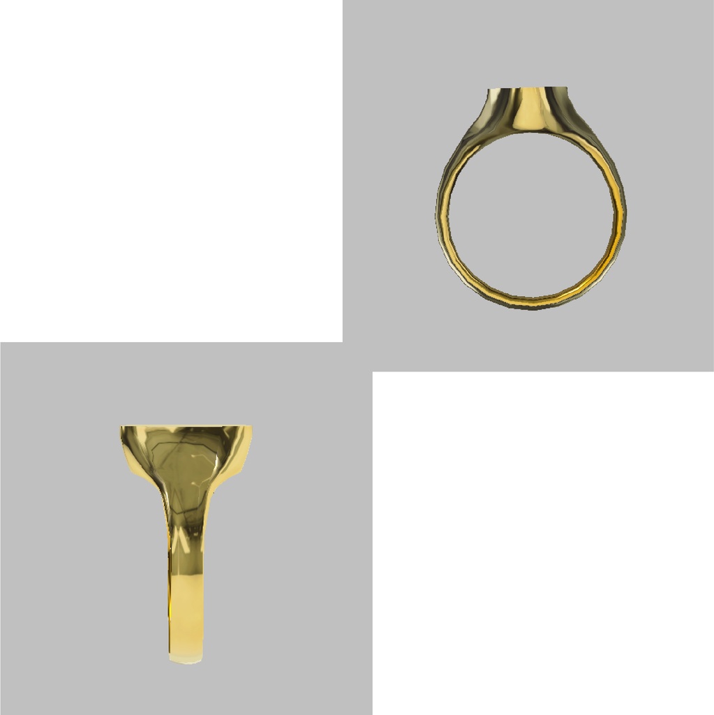 【FREE版あり】シグネットリング