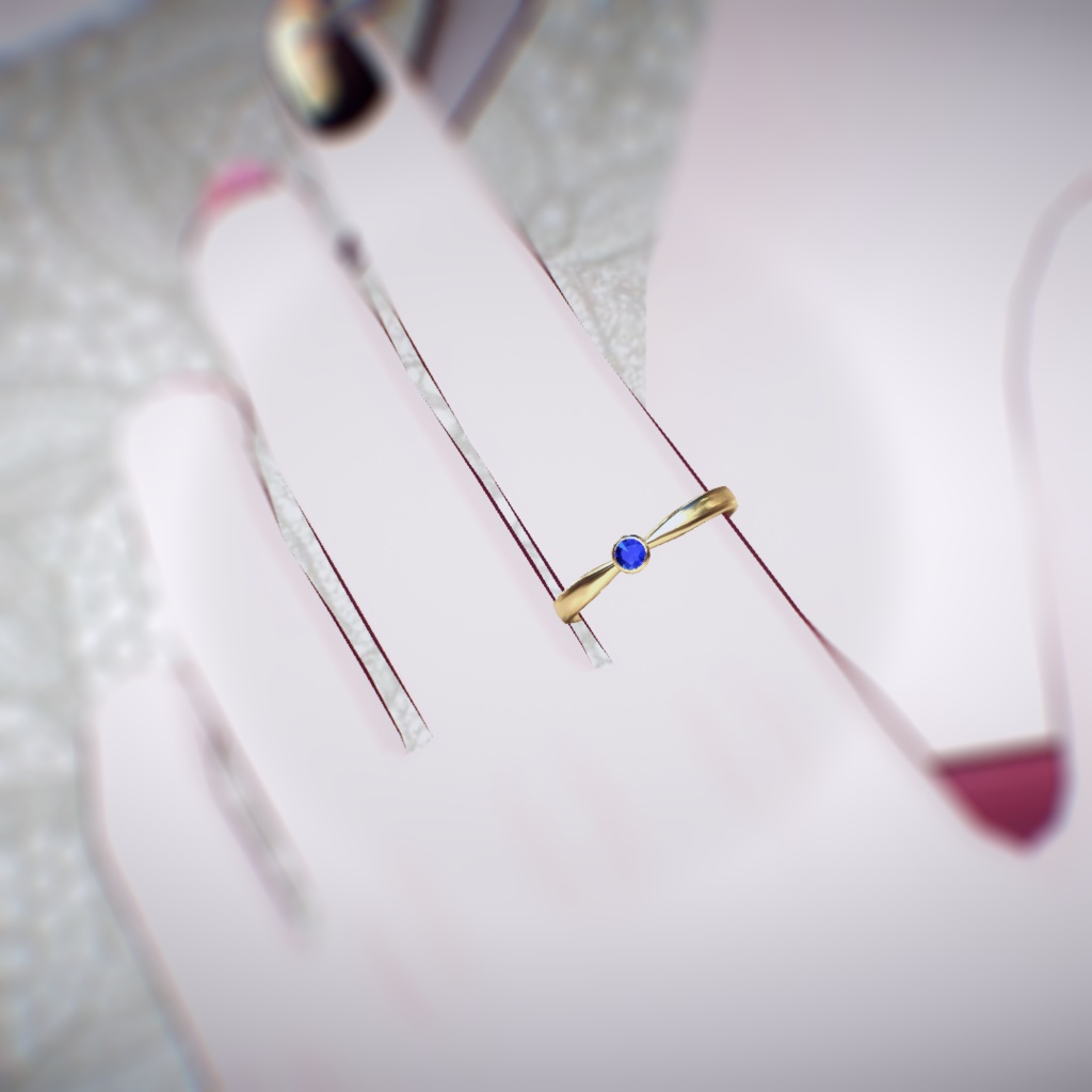 【FREE版あり】ふくりんの一粒リング