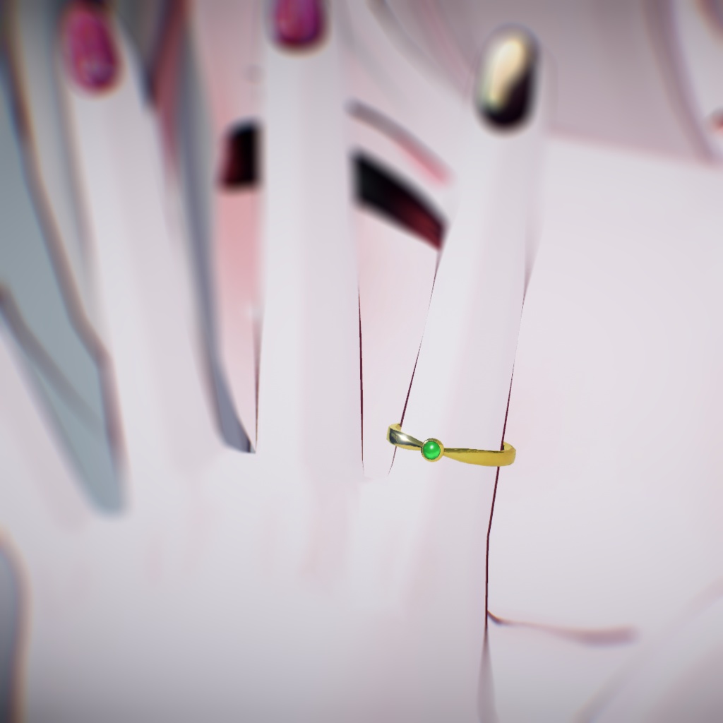 【FREE版あり】ふくりんの一粒リング