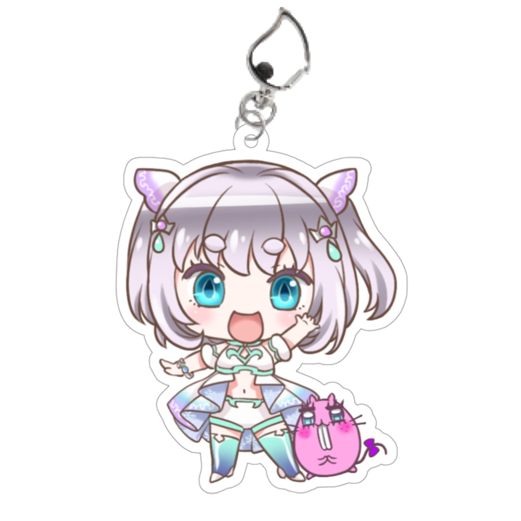 杏仁しずくアクリルキーホルダー