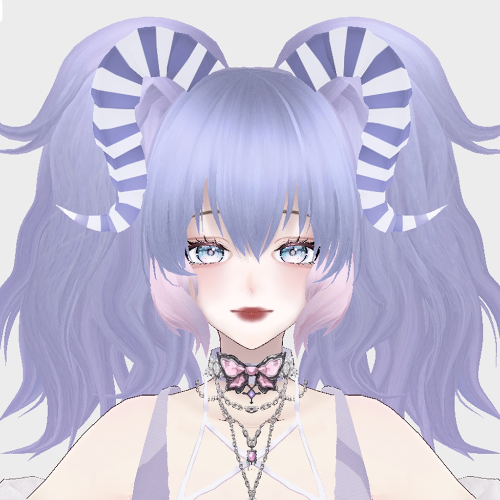 【Vroid】Super Cute candy colored sheep horns collection 超级可爱的糖果色羊角 ! ♥ 6 colors are available 6种颜色!