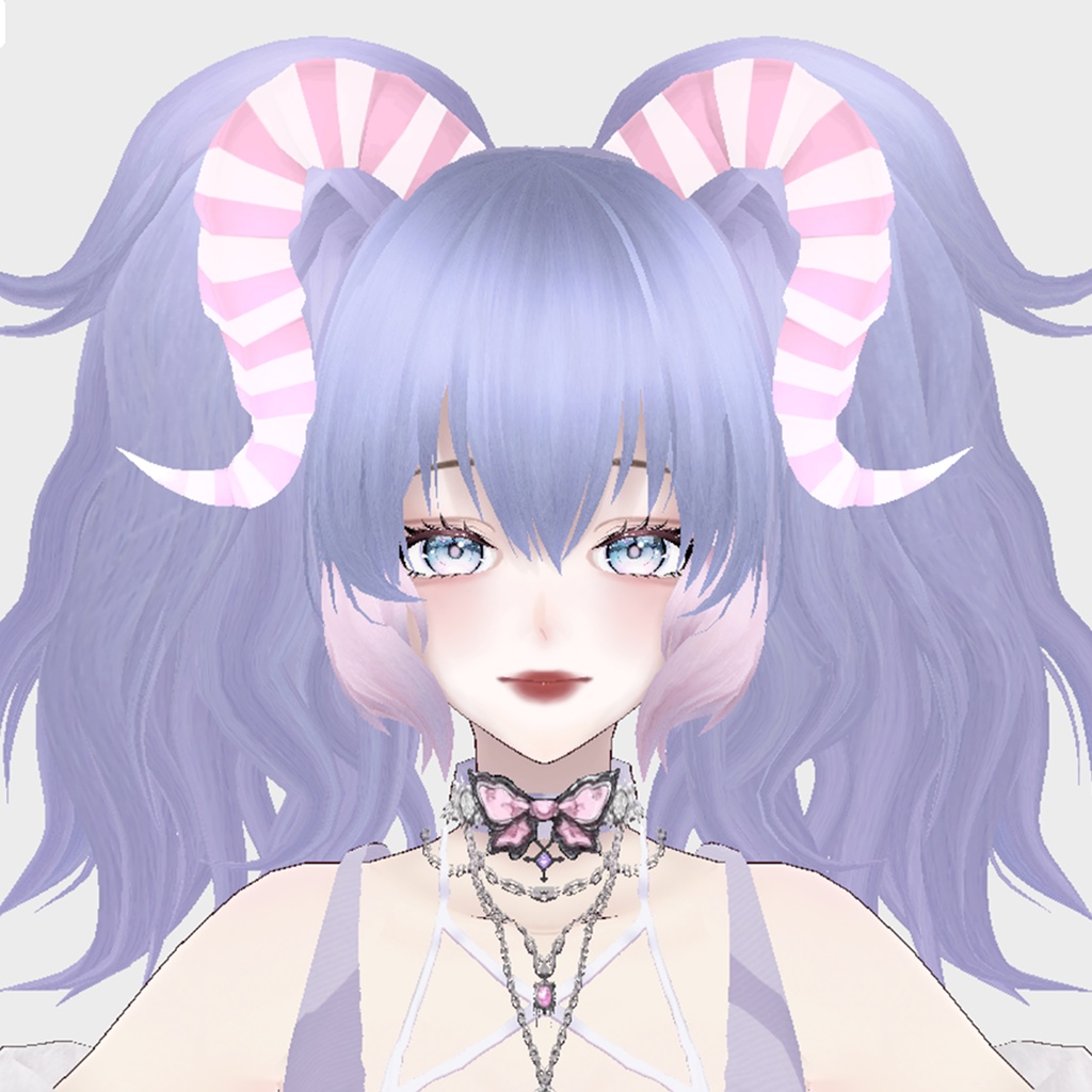 【Vroid】Super Cute candy colored sheep horns collection 超级可爱的糖果色羊角 ! ♥ 6 colors are available 6种颜色!