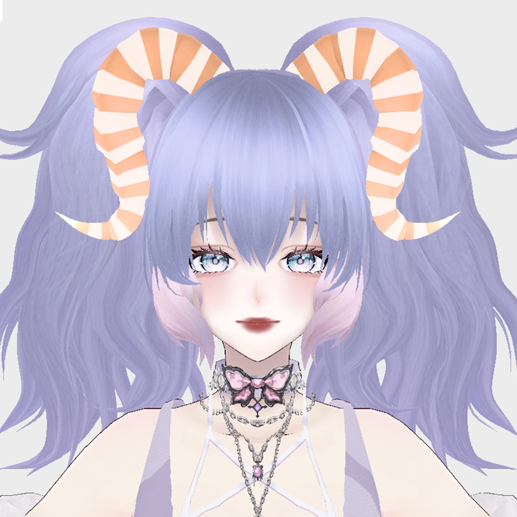 【Vroid】Super Cute candy colored sheep horns collection 超级可爱的糖果色羊角 ! ♥ 6 colors are available 6种颜色!