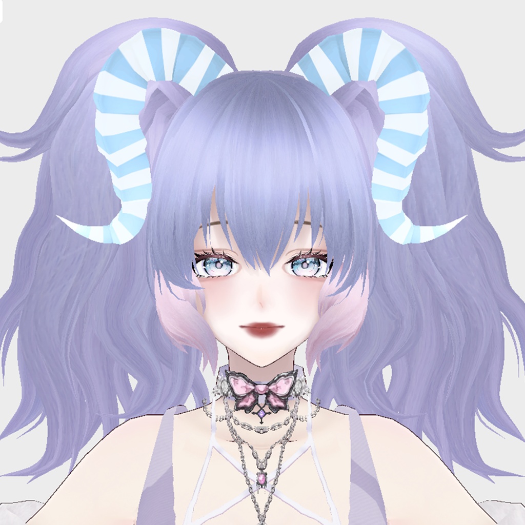 【Vroid】Super Cute candy colored sheep horns collection 超级可爱的糖果色羊角 ! ♥ 6 colors are available 6种颜色!
