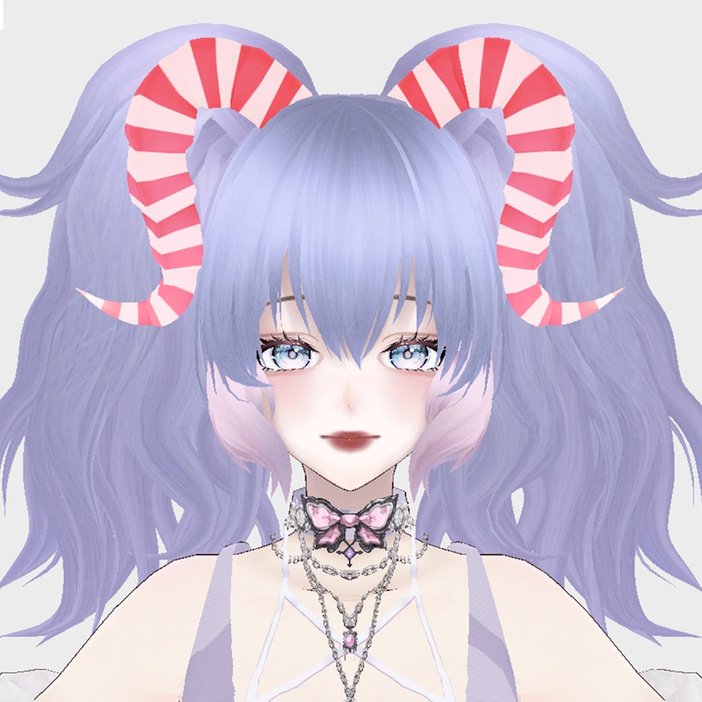 【Vroid】Super Cute candy colored sheep horns collection 超级可爱的糖果色羊角 ! ♥ 6 colors are available 6种颜色!