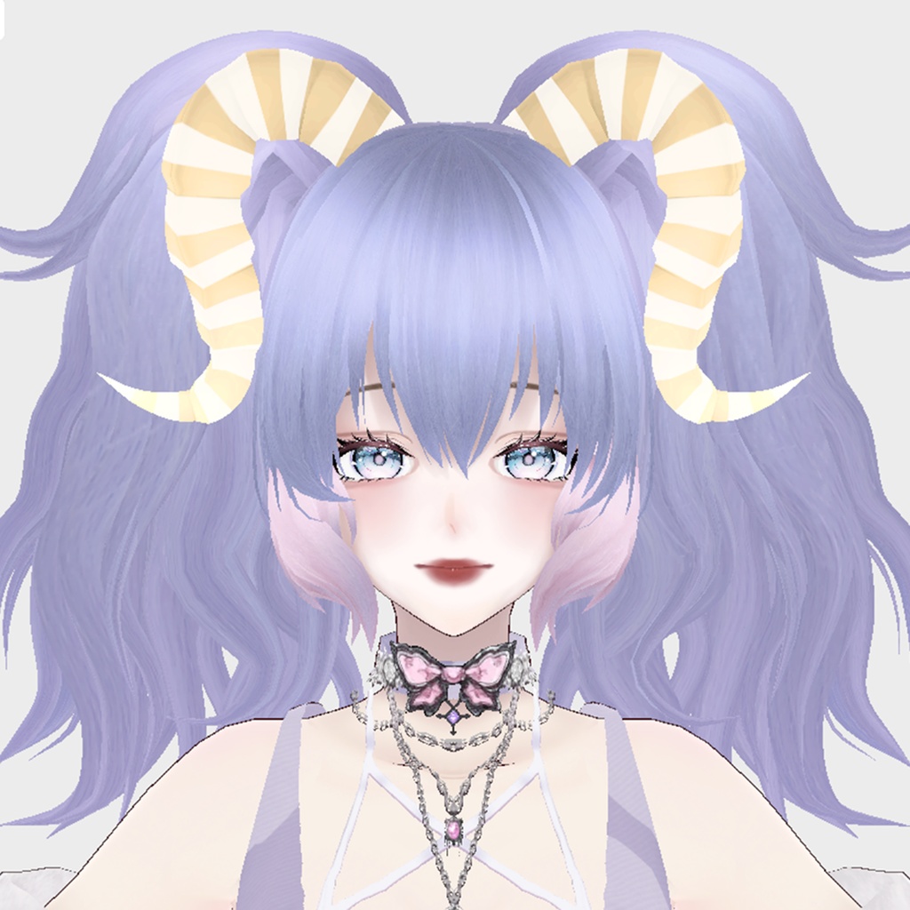 【Vroid】Super Cute candy colored sheep horns collection 超级可爱的糖果色羊角 ! ♥ 6 colors are available 6种颜色!