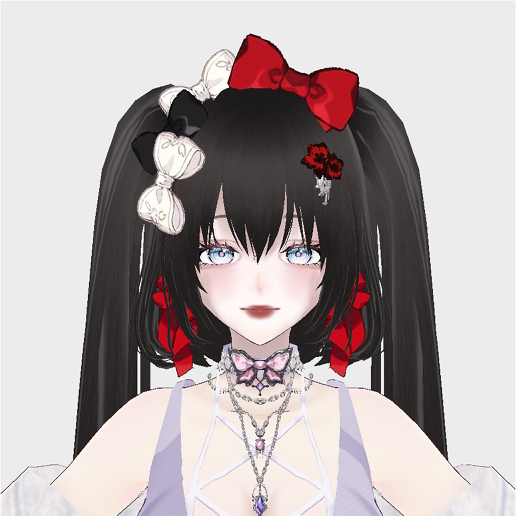 【Vroid】Super Cute Bow headband accessory collection 超级可爱的蝴蝶结头饰 ! ♥ 4 colors are available 4种颜色!
