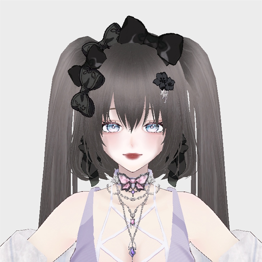 【Vroid】Super Cute Bow headband accessory collection 超级可爱的蝴蝶结头饰 ! ♥ 4 colors are available 4种颜色!