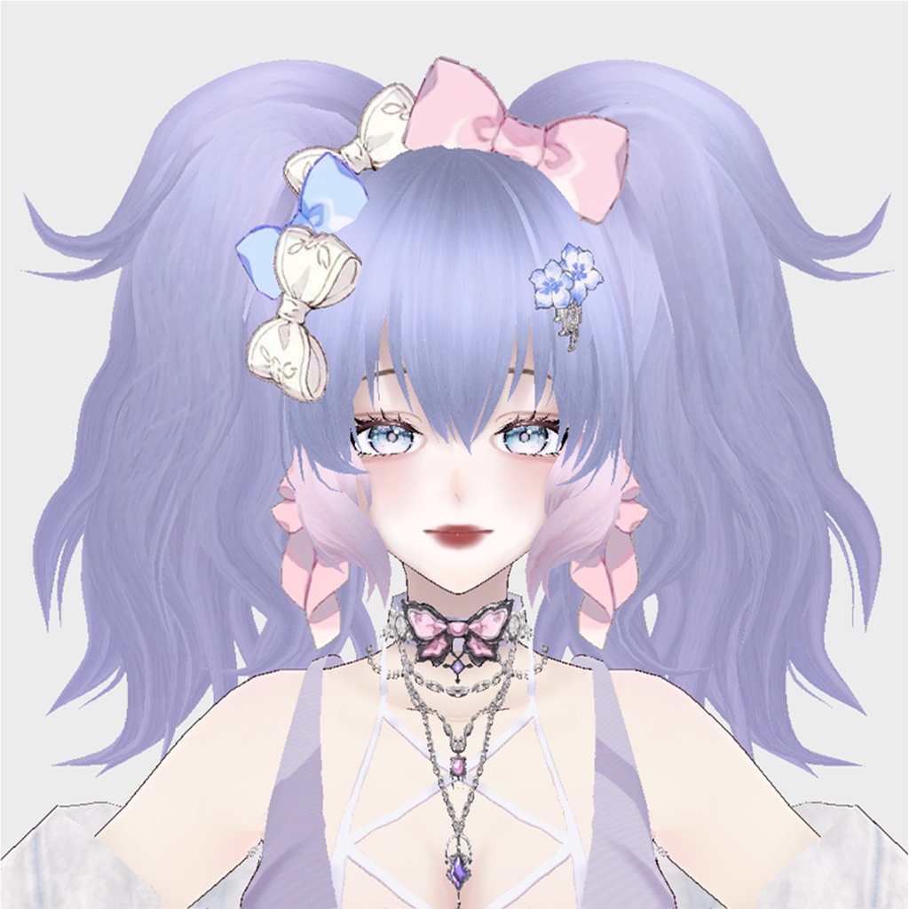 【Vroid】Super Cute Bow headband accessory collection 超级可爱的蝴蝶结头饰 ! ♥ 4 colors are available 4种颜色!