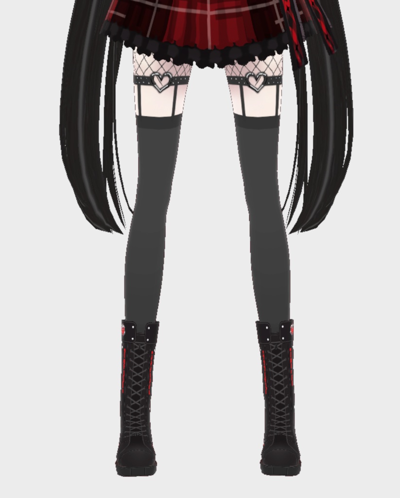 【Vroid】Super cool subculture stockings collection 超级酷的亚比绑腿袜 ! ♥ 4 styles are available 2种款式!