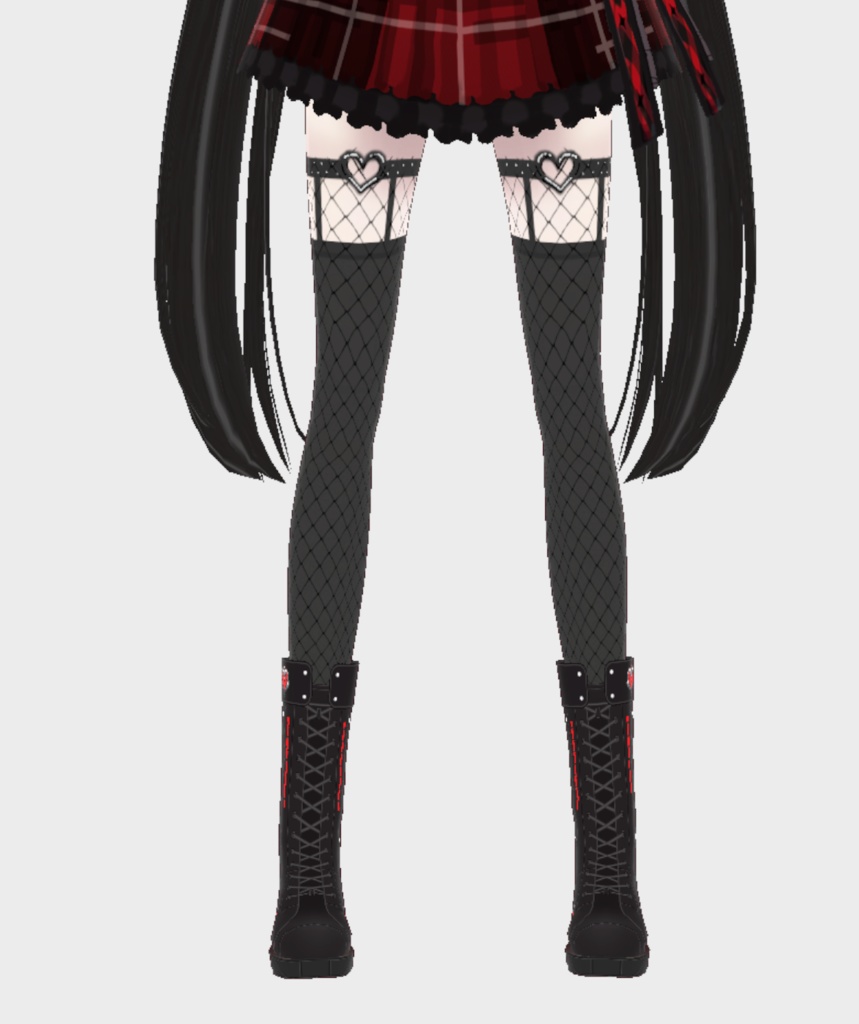 【Vroid】Super cool subculture stockings collection 超级酷的亚比绑腿袜 ! ♥ 4 styles are available 2种款式!