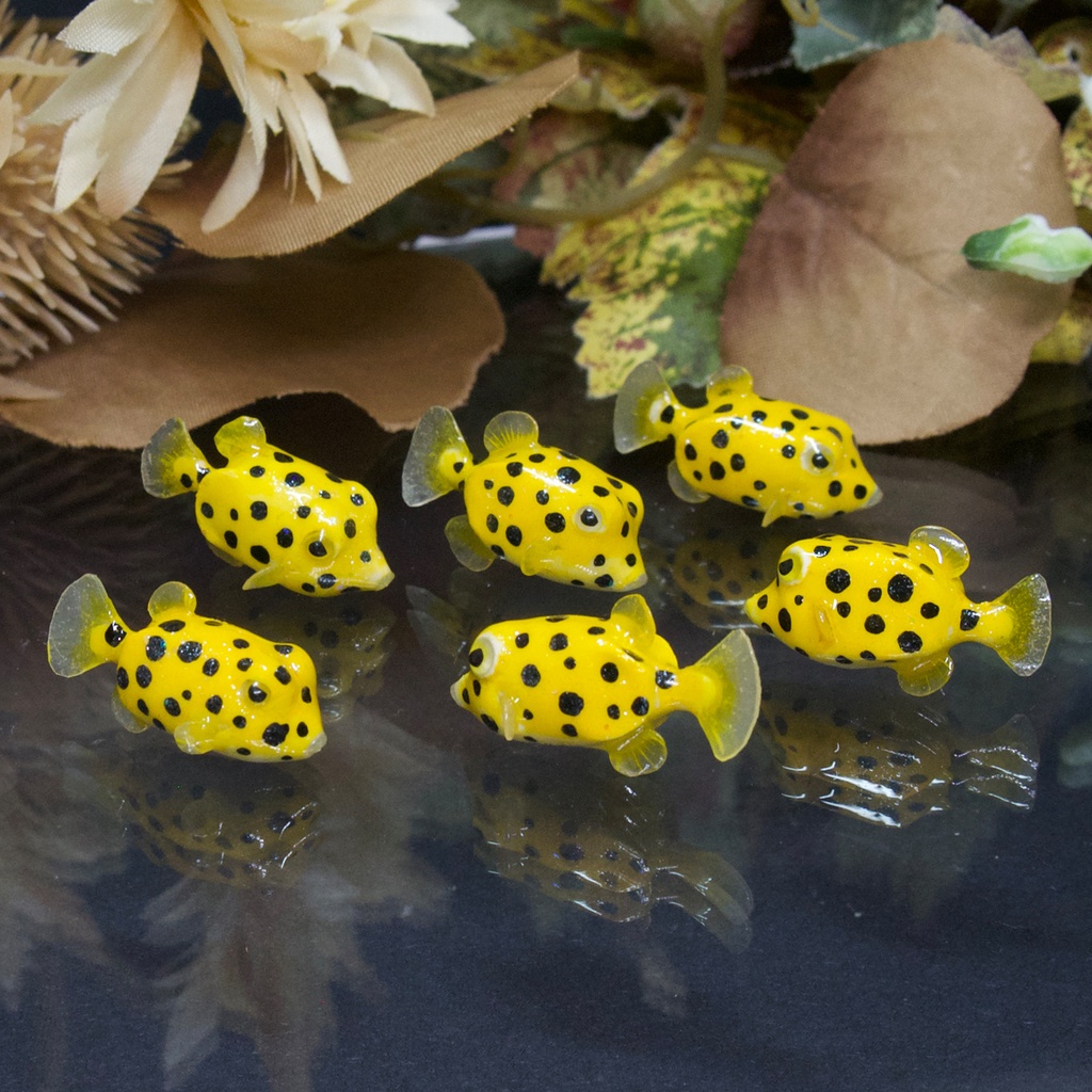 揺れるときめき・ハコフグのピアス・イヤリング