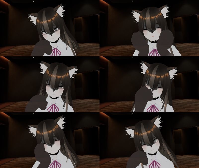 VROID オリジナル3Dモデル+VRoidデータ+自作足跡パーティクル付き 【シャムシバちゃん】