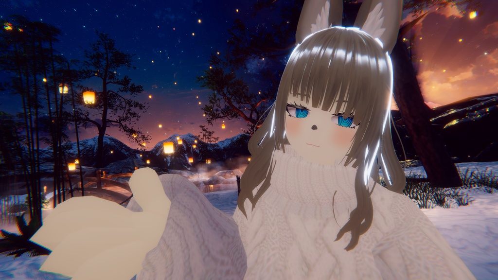 VROID オリジナル3Dモデル+VRoidデータ 【シルミネちゃん】Quest対応版あり