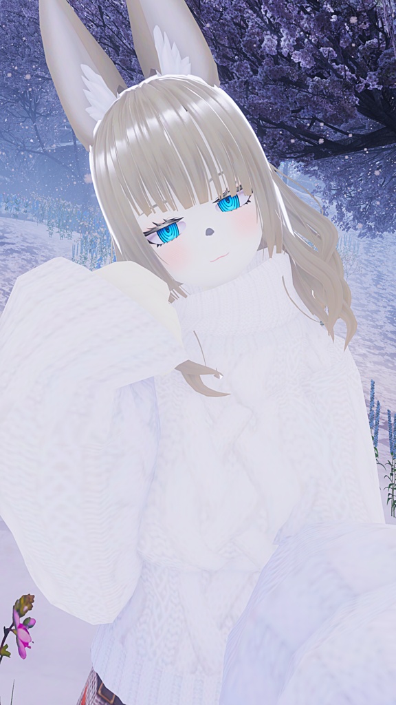 VROID オリジナル3Dモデル+VRoidデータ 【シルミネちゃん】Quest対応版あり