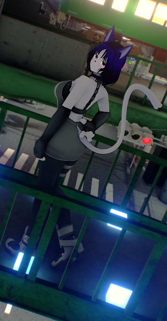 VROID オリジナル3Dモデル+VRoidデータ 【ルシアンちゃん】Quest対応版あり