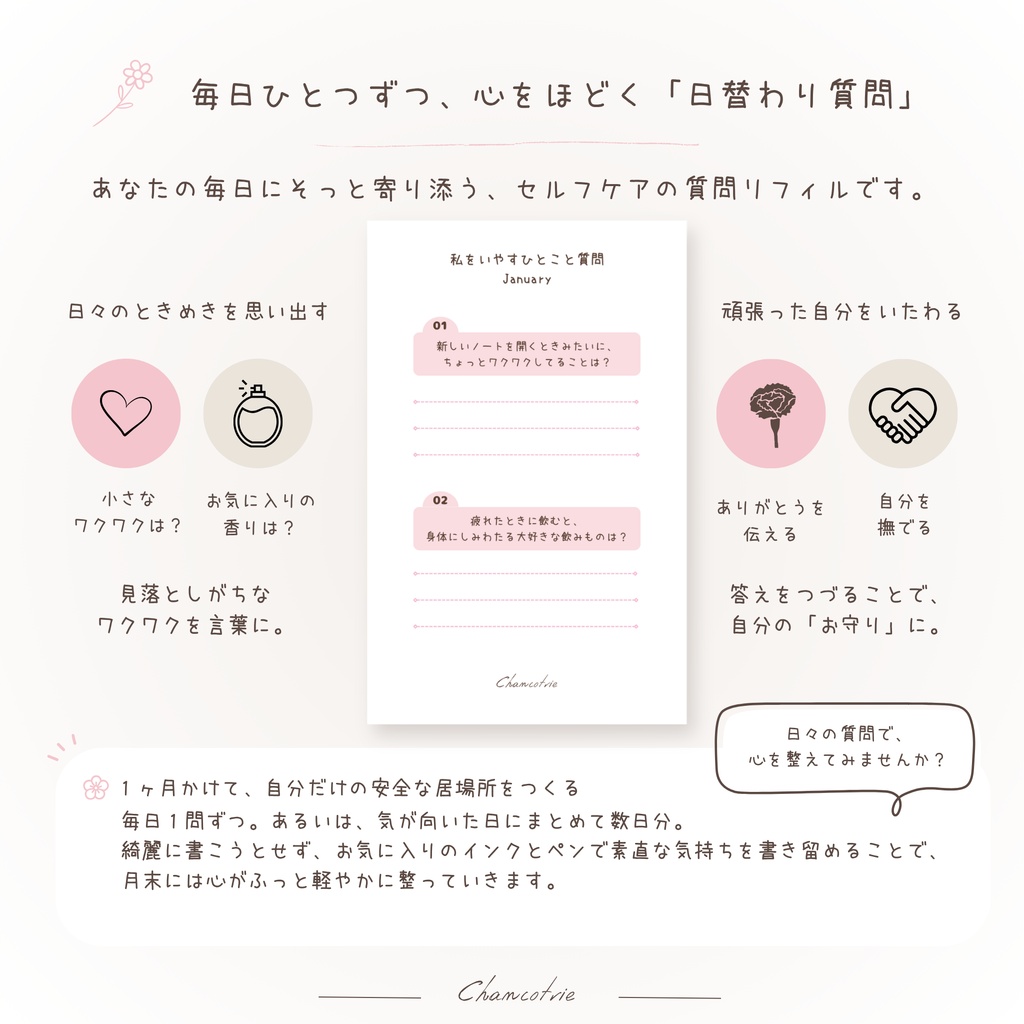 【ミニ6】私をいやすひとこと質問|1月