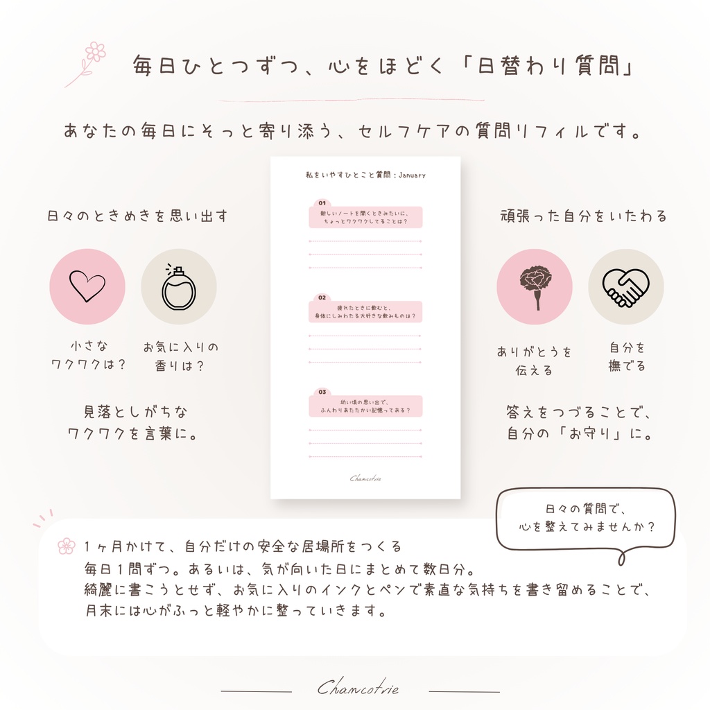 【バイブル】私をいやすひとこと質問|1月