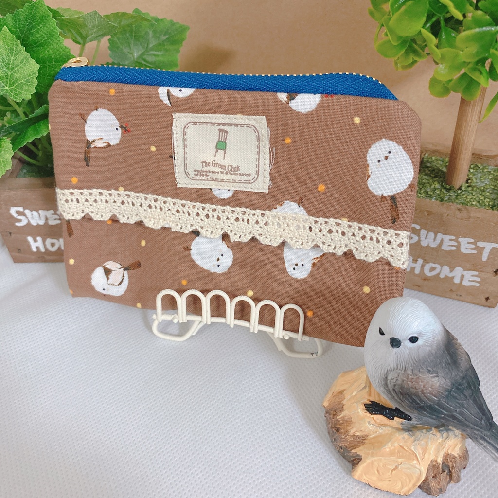 シマエナガ ポーチ付きティッシュケース