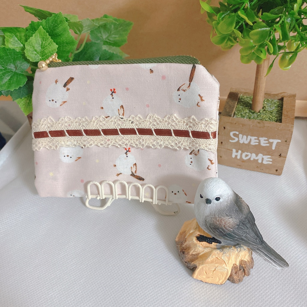 シマエナガ ポーチ付きポケットティッシュケース