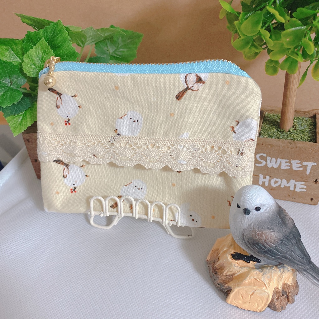 シマエナガ ポーチ付きポケットティッシュケース